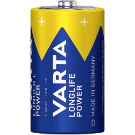 Varta LONGLIFE Power D Bli 2 batéria typu D alkalicko-mangánová 16500 mAh 1.5 V 2 ks; 4920121412