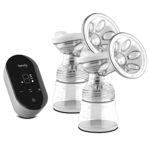 Lionelo Automatická odsávačka mlieka TWEE GO Grey Concrete (vhodná pri dvojčatách) (LLAKTWEEGYCCEXXXXXXX)