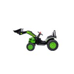 Mamido Detský elektrický traktor s lopatou zelený