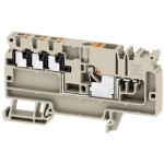 Weidmüller 2503870000 rozvodná svorkovnice 8.1 mm pružinové pripojenie béžová 20 ks; 2503870000