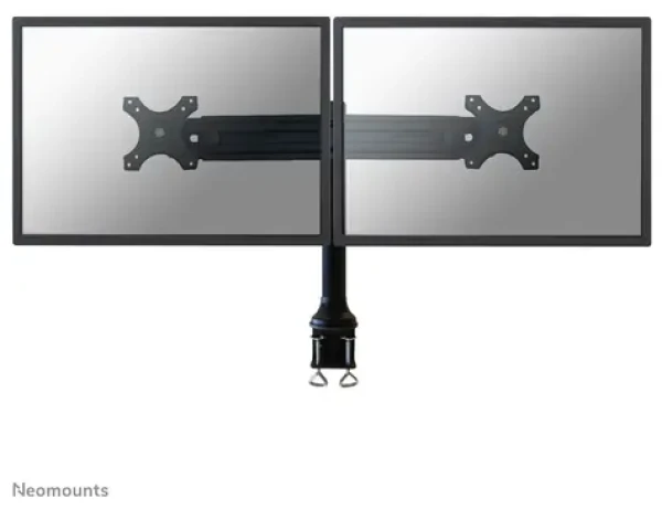 Neomounts FPMA-D700D čierna / Stolný držiak pre 2 monitory / 19-30" / VESA 75x75-100x100 / nosnosť 8 kg (FPMA-D700D)