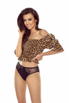 Nohavičky Brigitte 5028 Black - Lapinee XL