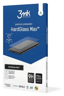 3mk HardGlass Max XIAOMI 12 Lite čierna / Tvrdené sklo / Celoplošné / 9H / 0,3 mm