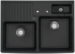VILLEROY & BOCH VILLEROY & BOCH - Keramický drez Villeroy &amp; Boch modulový, 632391R7, Pure Black 632391R7