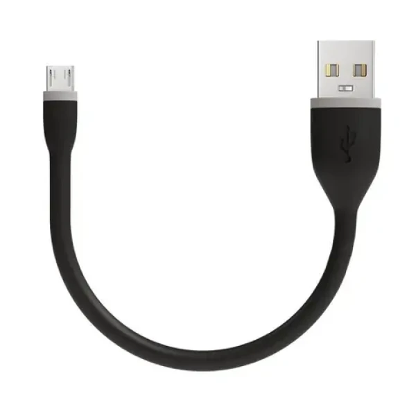 Satechi Flexible kábel USB - microUSB 0.15m čierna (ST-FCM6B)
