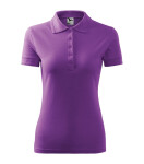Dámske tričko Pique Polo fialové 2XL