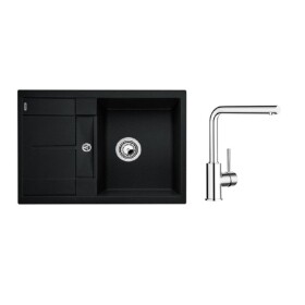Set drezu a batérie Blanco Metra 45 S 78x50 cm antracit SETB3 SETB3 SETB3