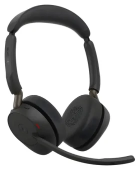 JABRA Evolve3 65 MS + nabíjací stojan USB-A čierna / Bezdrôtové slúchadlá / mikrofón / ANC / USB-A + Bluetooth (36599-999-989)