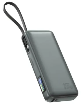4smarts Enterprise šedá / Powerbanka / 20000mAh / 165W / integrovaný kábel USB-C (541603)