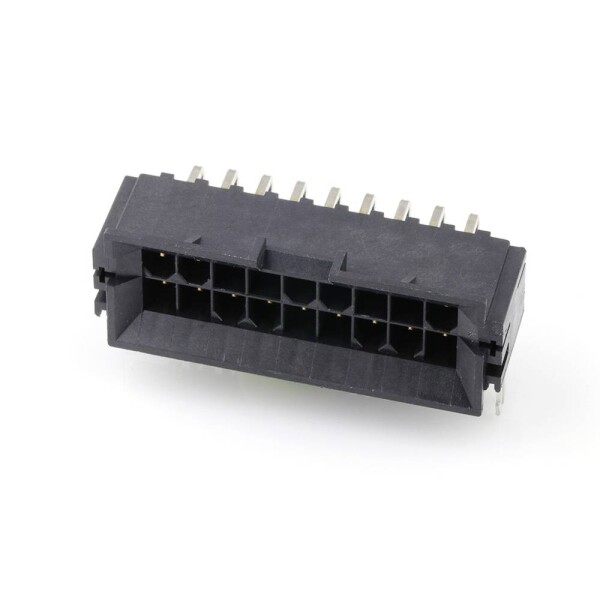 Molex konektor do DPS Počet pólov 18 438100063 1 ks Tray; 438100063