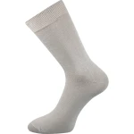 LONKA Ponožky dámské slabé FANY 100% bavlněné SVĚTLE ŠEDÉ (3 páry) 38-39 100915
