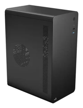AeroCool CS-110 čierna / PC skriňa / Micro ATX / Mini-ITX / 1x USB 3.0 / 1x USB 2.0 / bez zdroja (ACCS-PC18014.11)