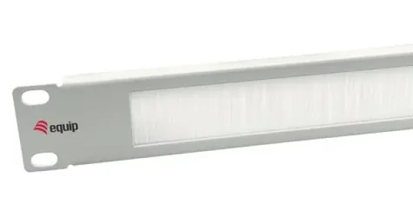 Equip / Kefový panel do racku / 10" / 1U / RAL 7035 svetlo šedá (327533)
