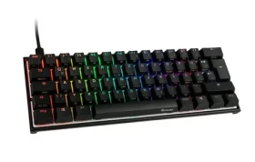 Ducky Mecha mini MX-Red čierna / Herná klávesnica / podsvietená / mechanická / drôtová (USB) / DE (DKME2061ST-RDEPDAAT1)