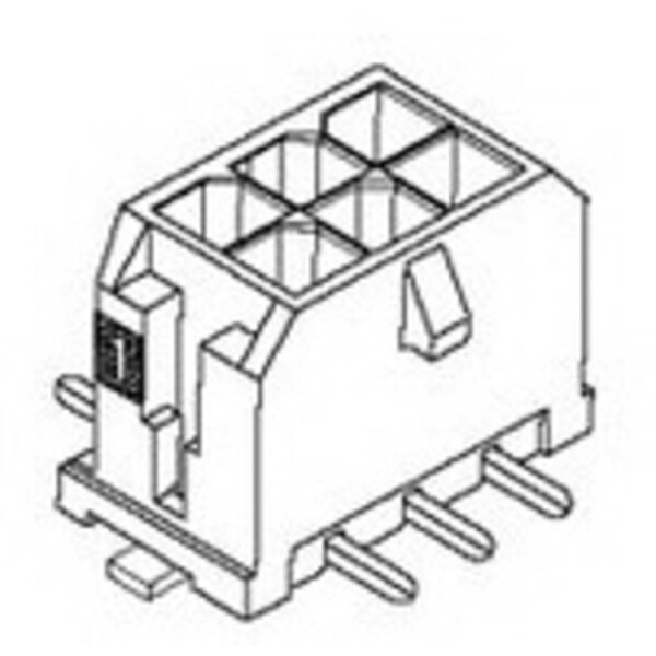 Molex konektor do DPS 430451419 1 ks; 430451419