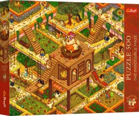 Trefl Puzzle Premium PLUS The Impossible Maze: Bláznivé kurčatá