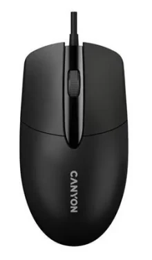 Canyon OnClick5 M-5 čierna / Optická myš / 1200 DPI / 3 tlačidlá / USB / 1.5 m (CNE-CMS5)