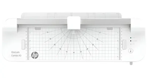 HP OneLam Combo A3 biela / Laminátor / za tepla aj za studena / integrovaná rezačka / 400 mm/min (581845)