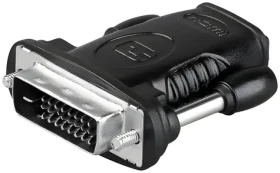 Goobay 68482 čierna / Adaptér / HDMI na DVI-D (68482)