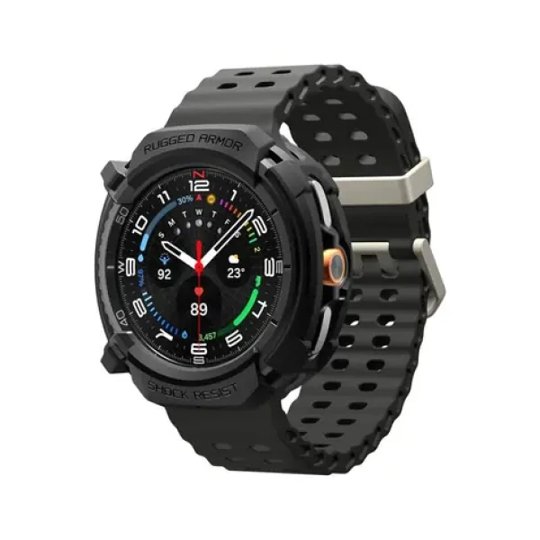 Spigen Rugged Armor Ochranný kryt pre Galaxy Watch 8 Classic (46mm) matná čierna (ACS10012)
