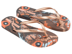 Ipanema Animale Print III 83468-AP100 Dámske žabky hnědé 37
