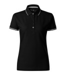 Jednofarebné polo tričko Perfection čierne S