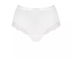 Sloggi Romance - Maxi nohavičky z bavlny Supima® s čipkovaným lemom Sloggi WHITE 44