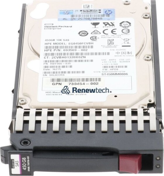 HP 450GB 2.5'' SAS-2 (6Gb/s) (730708-001)