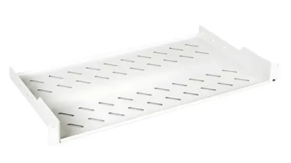Equip 19" svetlo šedá / Polica pre rack / 1U / pevná / hĺbka 250 mm (EZFS-19-1-40-G)
