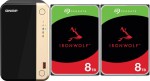 Qnap TS-264-8G + 2x Seagate IronWolf 8TB (ST8000VN004)