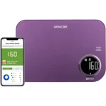 Sencor SKS 7073VT fialová / múdra kuchynská váha / max. 5kg / funkcia TARE / Bluetooth (8590669263172)