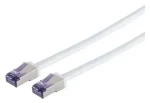 Lanview HIGH-FLEX Cat6a S/FTP biela / Sieťový kábel / RJ-45 / 0,5 m / PoE (LVN-CAT6A-FLEX-50CMWH)