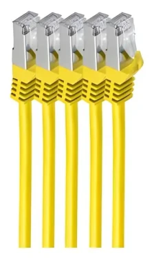 Shiverpeaks Cat7 S/FTP žltá / Patch kábel / 0,5 m / RJ-45 / LSZH (BS75511-0.5Y-SET5)