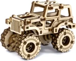 Wooden City 3D Drevené puzzle Superfast Monster Truck č.1