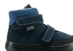 Jonap Jerry tmavo modrá slim celoročné členkové barefoot topánky 28 EUR