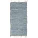 IB LAURSEN Bavlnený koberec Floor Runner Blue 60 × 120 cm