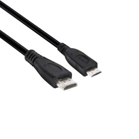 Club3D Kábel Mini HDMI na HDMI 2.0 / podpora 4K 60Hz / obojsmerný / 1m (CAC-1350)