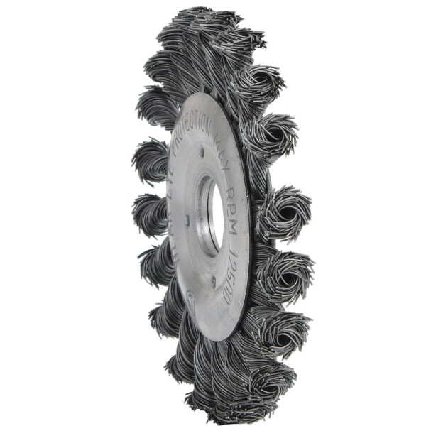 Okrúhla kefa z oceľového drôtu 0,5 mm, Ø 115 mm KS Tools 340.0042; 340.0042