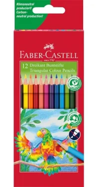 Faber-Castell Pastelky trojhranná - papierová krabička 12 ks (116512)