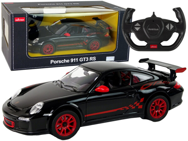 Mamido Elektrické autíčko R/C Porsche 911 GT3 RS 1:14 Rastar v čiernej farbe