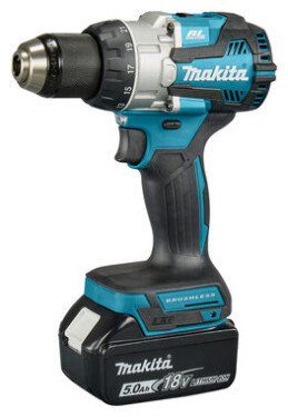 Makita DHP489RTJ / Aku Príklepová vŕtačka / 18V / Li- ION / 1800 ot-min / 5.0 Ah (DHP489RTJ)