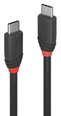 Lindy USB-C - USB-C čierna / Kábel / USB 3.2 / 10 Gbit/s / 1 m (36906)