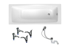 Obdĺžniková vaňa SAT Feel 150x70 cm smaltovaná oceľ ľavá aj pravá SATBVFEEL1507 SATBVFEEL1507