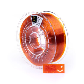 PET-G filament Orange glass 1,75 mm Print With Smile 1 kg
