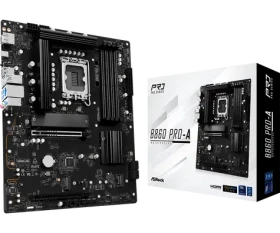 ASRock B860 Pro-A / B860 / LGA 1851 / 4X DDR5 / PCIEx 16 / 2.5 GLAN / Wi-Fi / mATX (90-MXBRN-A0UAYZ)