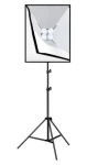 Puluz PU5071EU / Štúdiová sada / softbox 50x70 cm / statív / 4X LED žiarovka 20W (PU5071EU)