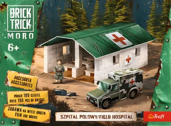 Trefl Stavebnica BRICK TRICK Moro: Poľná nemocnica XL