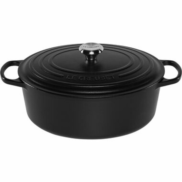 Le Creuset Signature Oválny hrniec s pokrievkou 33 cm čierna (21178330000430)