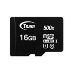 TeamGroup 500x MicroSDHC 16 GB Class 10 UHS-I (TUSDH16GCL10U03)