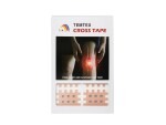 Temtex Cross tape, béžový 3,6 x 2,8 cm – 120 ks